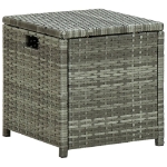 Set Divani da Giardino 6 pz con Cuscini in Polyrattan Grigio