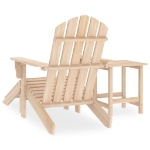 Sedia Adirondack con Poggiapiedi e Tavolo Massello di Abete