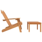 Set da Salotto Giardino Adirondack 2pz Legno Massello di Acacia