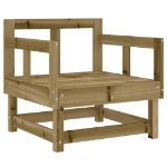 Set Salotto da Giardino 7 pz in Legno Impregnato di Pino