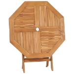 Set da Pranzo da Giardino 5 pz in Legno Massello di Teak