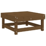 Set Salotto da Giardino 8pz in Legno Massello di Pino Miele