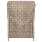 Set da Pranzo da Giardino 11 pz in Polyrattan Marrone