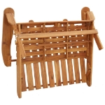 Set da Salotto Giardino Adirondack 2pz Legno Massello di Acacia