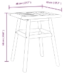 Set da Salotto da Giardino 3 pz in Legno Massello di Acacia