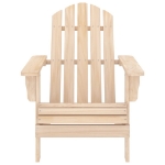 Sedia da Giardino Adirondack con Tavolino in Legno Abete