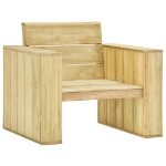 Set Divani da Giardino 5 pz in Legno di Pino Impregnato