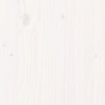 Divano Angolare Giardino Bianco 73x73x78 cm Legno Massello Pino