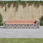 Panca Giardino Design Gabbione 287x71x65,5 cm Massello Douglas