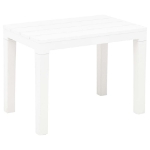 Panchine da Giardino 2 pz Bianco in Plastica