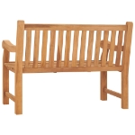 Panchina da Giardino 114 cm in Legno Massello di Teak