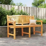 Panca da Giardino 149,5x60x90 cm in Legno Massello di Teak