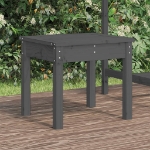 Panca da Giardino Grigia 50x44x45 cm Legno Massello di Pino