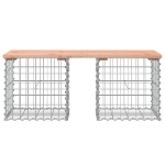 Panca da Giardino Design Gabbione 103x44x42 cm Massello Douglas