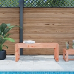 Panca da Giardino 110x38x45 cm in Legno Massello di Douglas