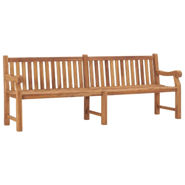 Panca da Giardino 228 cm in Legno Massello di Teak