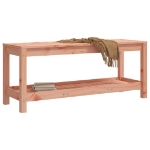 Panca da Giardino 108x35x45 cm in Legno Massello di Douglas