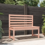 Panca da Giardino 109 cm in Legno Massello di Douglas