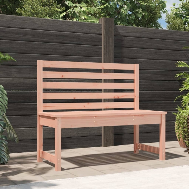 Panca da Giardino 109 cm in Legno Massello di Douglas