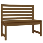 Panca da Giardino Miele 109 cm in Legno Massello di Pino