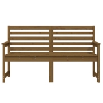 Panca da Giardino Miele 159,5x48x91,5 cm Legno Massello di Pino