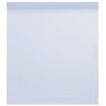 Pellicola Statica Smerigliata Bianco Trasparente 45x2000 cm PVC