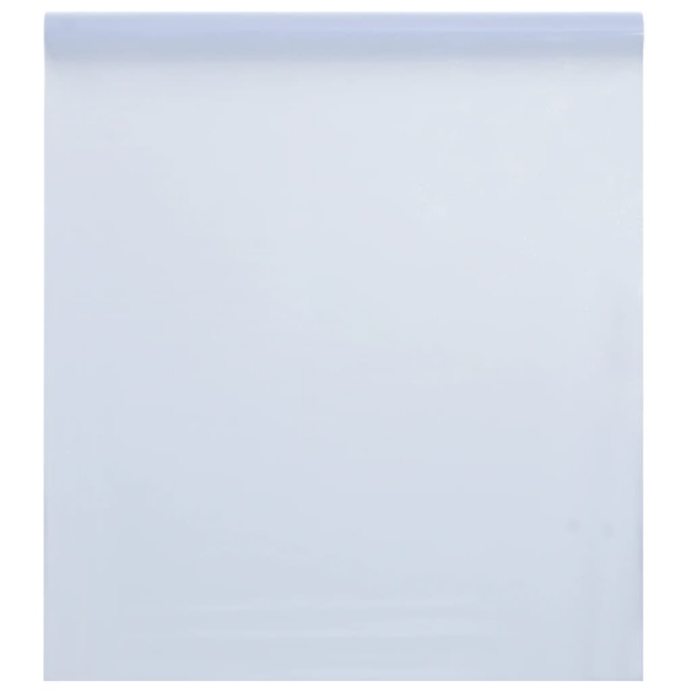 Pellicola Statica Smerigliata Bianco Trasparente 45x500 cm PVC