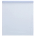 Pellicola Statica Smerigliata Bianco Trasparente 60x1000 cm PVC