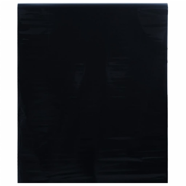 Pellicola Vetri Statica Smerigliata Nera 45x2000 cm PVC