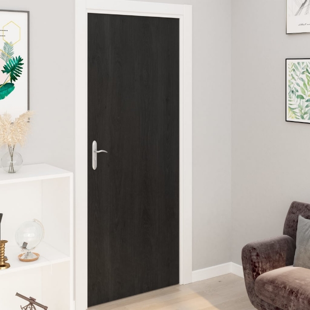 Pellicola Autoadesiva Porte 2 pz Legno Naturale 210x90 cm PVC