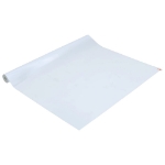 Pellicola Statica Smerigliata Bianco Trasparente 60x1000 cm PVC