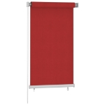 Tenda a Rullo per Esterni 80x140 cm Rossa HDPE