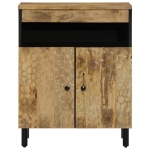 Credenza 60x33x75 cm in Legno Massello di Mango