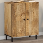 Credenza 60x33x75 cm in Legno Massello di Mango