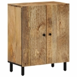 Credenza 60x33x75 cm in Legno Massello di Mango