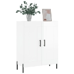 Credenza 69,5x34x90 cm in Legno Multistrato Bianco Lucido