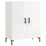 Credenza 69,5x34x90 cm in Legno Multistrato Bianco Lucido