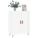 Credenza 69,5x34x90 cm in Legno Multistrato Bianco Lucido