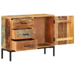 Credenza 88x30x73 cm in Legno Massello di Recupero