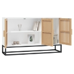 Credenza Bianca 105x30x65 cm in Legno Multistrato