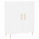 Credenza Bianca 69,5x34x90 cm in Legno Multistrato