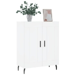 Credenza Bianca 69,5x34x90 cm in Legno Multistrato