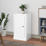 Credenza Bianco Lucido 37,5x35,5x67,5 cm in Legno Multistrato