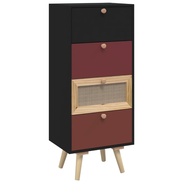 Credenza con Cassetti 40x30x95 cm in Legno Multistrato