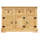 Credenza Corona Marrone 115x43x79,5 cm Legno di Pino Messicano