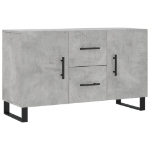 Credenza Grigio Cemento 100x36x60 cm in Legno Multistrato