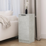 Credenza Grigio Cemento 30x30x70 cm in Legno Multistrato