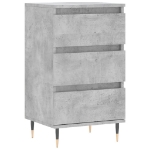 Credenza Grigio Cemento 40x35x70 cm in Legno Multistrato