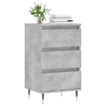 Credenza Grigio Cemento 40x35x70 cm in Legno Multistrato