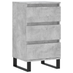 Credenza Grigio Cemento 40x35x70 cm in Legno Multistrato